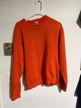2000s Russell athletic crewneck orange